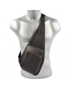 Bolsa Tiracolo Homem Francinel - Porto combinado lona e pele