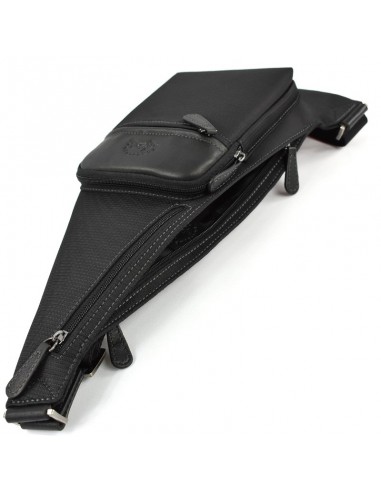 Bolsa Tiracolo Homem Francinel - Porto combinado lona e pele