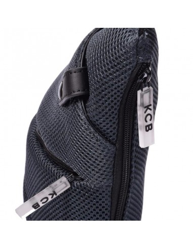 Motxilla bandolera blava ultra lleugera KCB - 3D