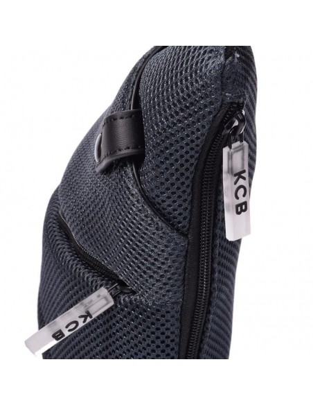 Mochila tiracolo azul super leve KCB - 3D