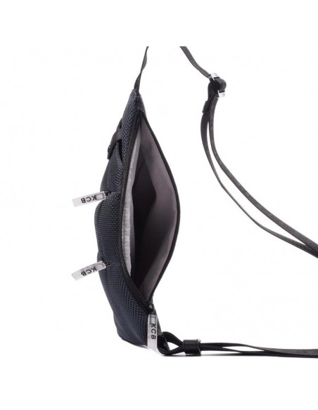 Motxilla bandolera blava ultra lleugera KCB - 3D