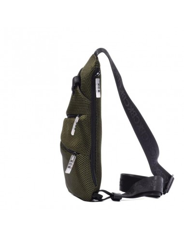 Mochila de pecho verde super ligera KCB - 3D