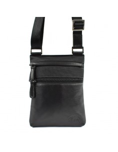 Bolsa Tiracolo Plana Francinel - PORTO combinado lona e couro