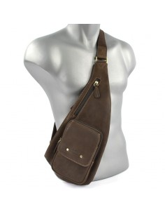 Bandolera cruzada de hombre Francinel - Berlin, hecho en Piel