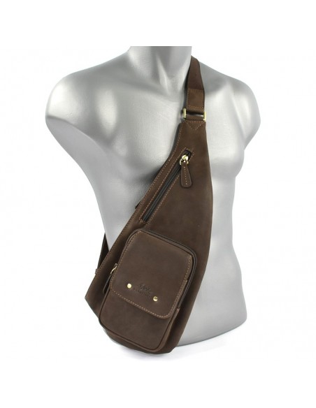 Tiracolo Mochila castanho Francinel - Berlin