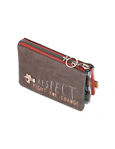 Porta-moedas triplo compartimento Anekke Voice