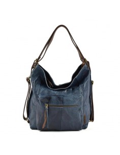 Bossa Motxilla Hobo Cuirots Pell Firenze blau