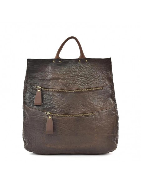 Mochila grande de couro castanho Cuirots - Austrália