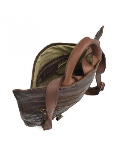 Mochila grande de piel marrón Cuirots - Australia