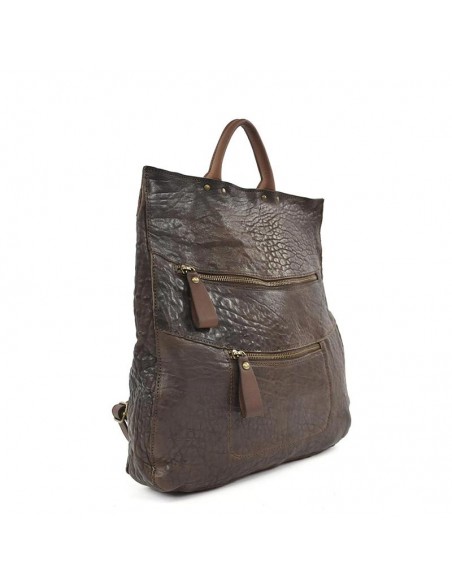 Mochila grande de couro castanho Cuirots - Austrália