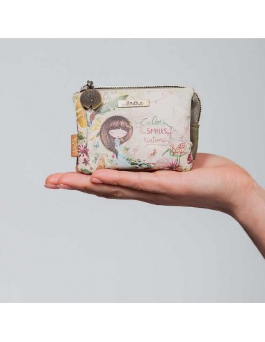 Carteira porta moedas com três compartimentos Anekke Amazonia