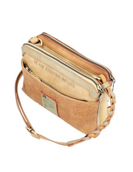 Mala à tiracolo de duplo compartimento Anekke Amazónia