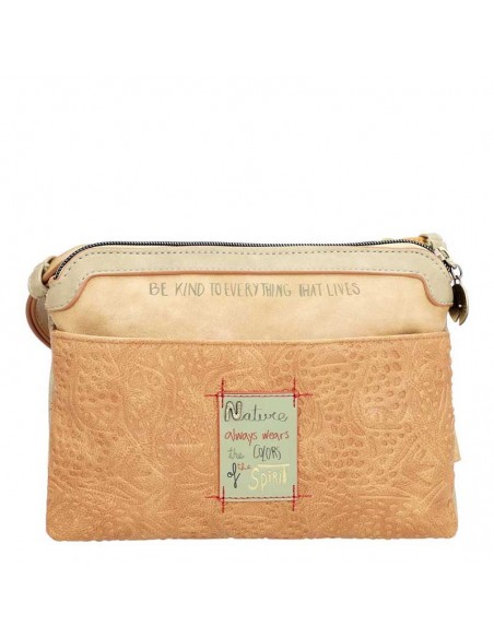 Mala à tiracolo de duplo compartimento Anekke Amazónia