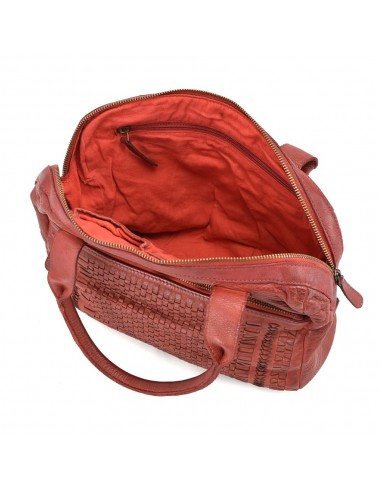 Bossa de mà en pell grisa The Twins - Camp