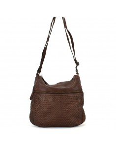 Bandolera grande en piel The Twins - Campo 2