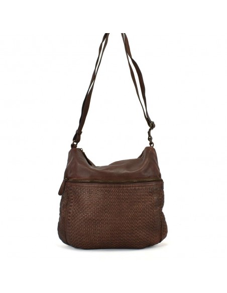 Bandolera gran en pell The Twins - Camp