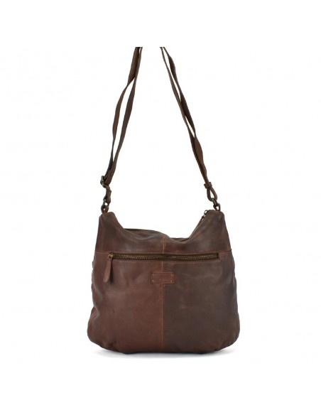 Bandolera gran en pell The Twins - Camp