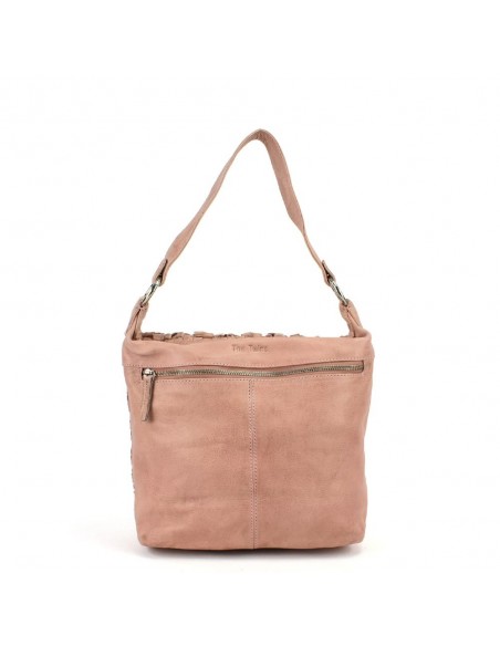 Bossa Hobo en pell rosa The Twins - Trena