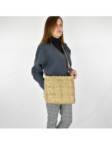 Mala Hobo em pele natural The Twins - Trenza