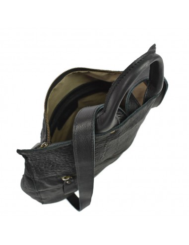 Mochila grande de piel negra Cuirots - Australia