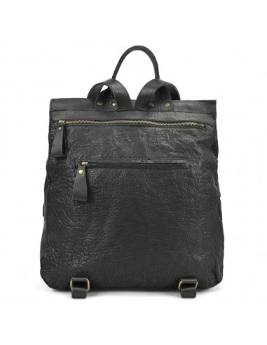 Mochila grande de couro preto Cuirots - Austrália