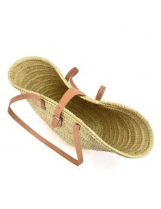 Cesto de praia grande com fecho de couro - Kbas 2