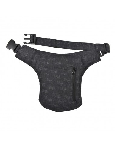 Ronyonera negra coma amb tancament clic - Stitching