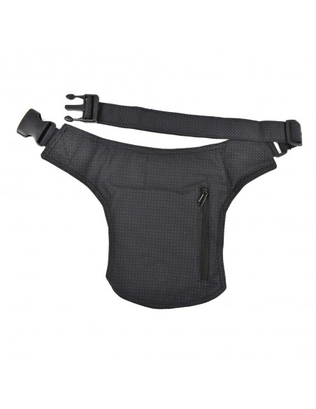 Ronyonera negra coma amb tancament clic - Stitching