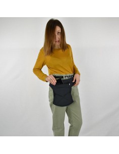 Ronyonera negra coma amb tancament clic - Stitching 2