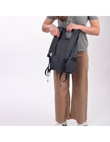 Mochila Antirrobo Gris Oscuro KCB - Underseat