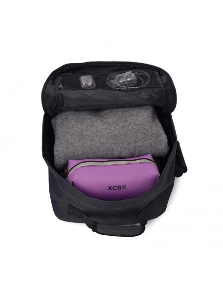 Mochila Gris Equipaje De Mano Oscuro KCB - Underseat
