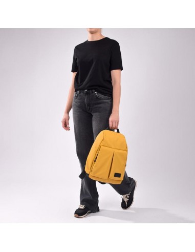 Mochila Unissexo Antirroubo Mostarda Kcb - Skid