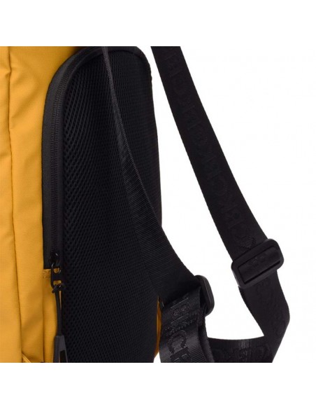 Mochila Unissexo Antirroubo Mostarda Kcb - Skid