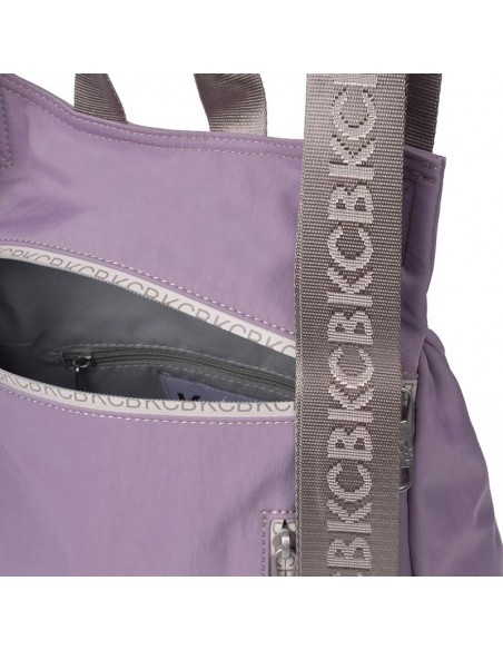 Mochila Vegana Lila Antirrobo KCB - Combo