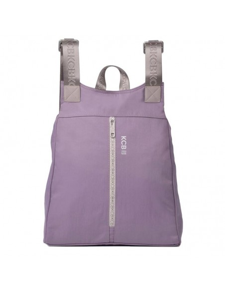 Mochila Vegana Lilás Antirroubo Kcb - Combo