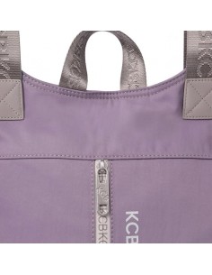 Mochila Vegana Lila Antirrobo KCB - Combo 2