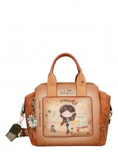 Bolso De Mano Anekke - Peace & Love Camel