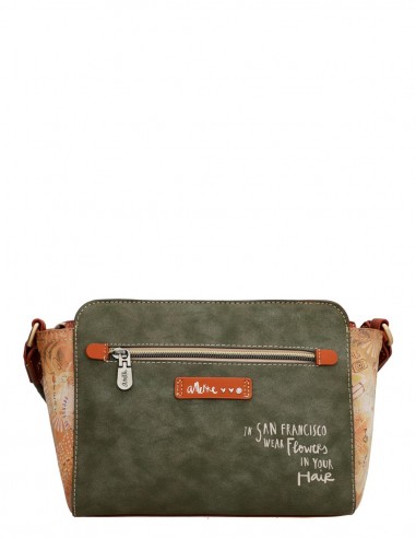 Tiracolo Rectangular Anekke - Peace & Love Camel