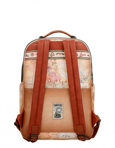 Motxilla Escolar Anekke - Peace & Love Camel