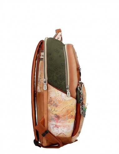 Motxilla Escolar Anekke - Peace & Love Camel