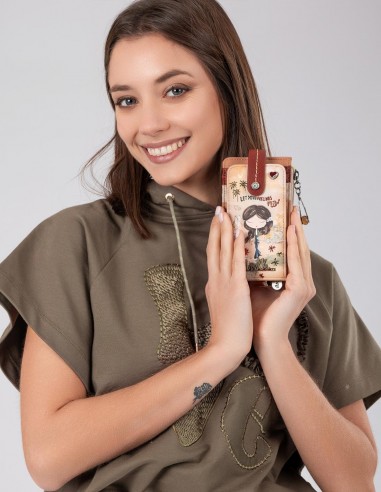 Tarjetero RFID Anekke - Peace & Love Camel