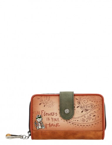 Billetero RFID Anekke - Peace & Love Camel