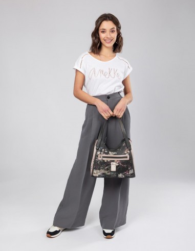 Bolso De Hombro Anekke - Peace & Love Rosa