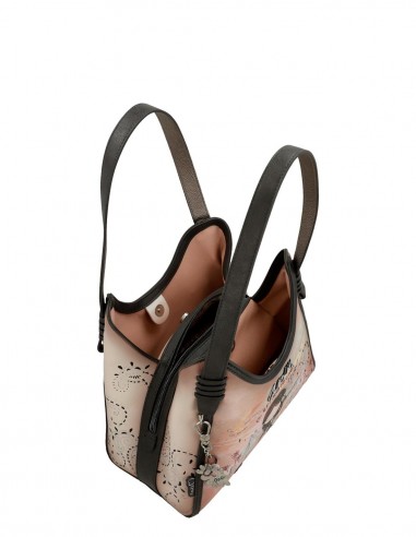 Bolso De Hombro Anekke - Peace & Love Rosa