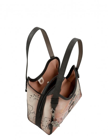 Bolso De Hombro Anekke - Peace & Love Rosa