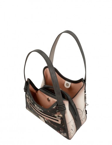 Bolso De Hombro Anekke - Peace & Love Rosa