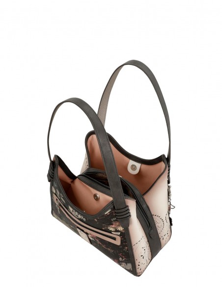 Bolso De Hombro Anekke - Peace & Love Rosa