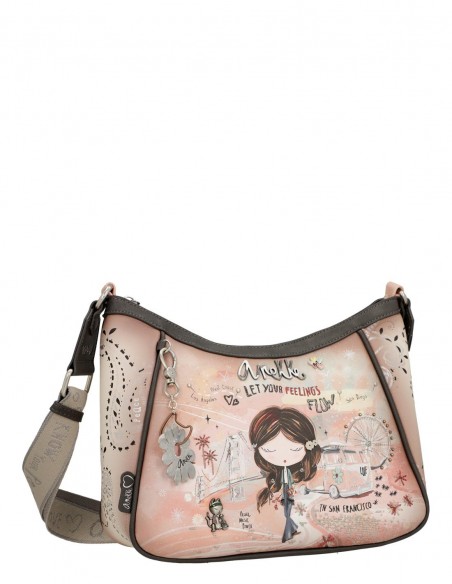 Bandolera Anekke - Peace & Love Rosa