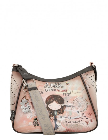 Bandolera Anekke - Peace & Love Rosa