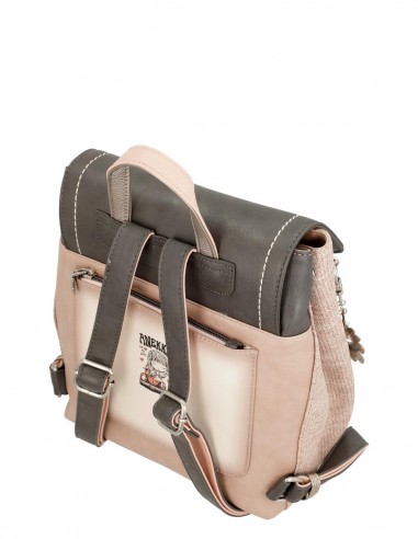 Mochila Urbana Anekke - Peace & Love Rosa